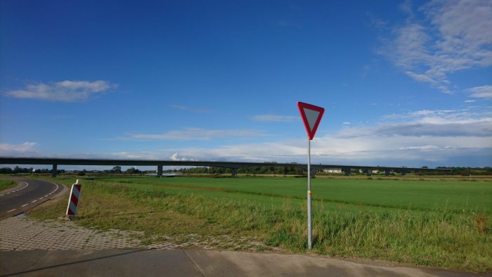 De nieuwe IJsselbrug, tijdens mijn fietstocht op vrijdag zomer