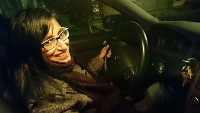 Rosita rijdt nooit auto